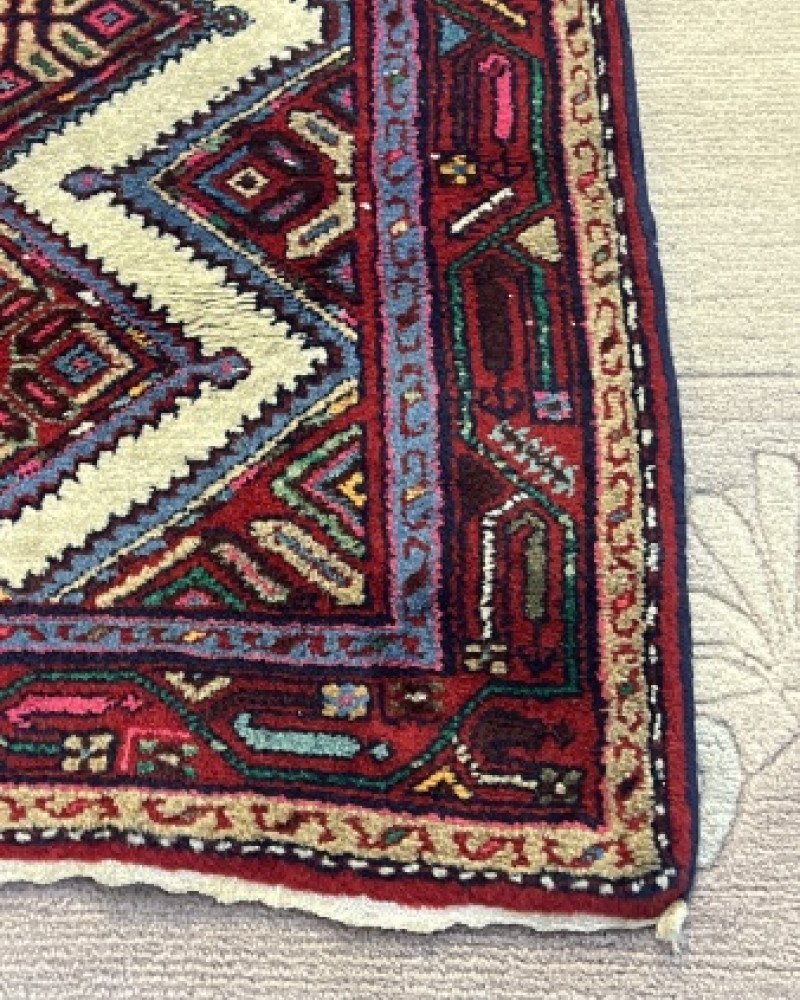 73.Iran Hamadan käsinsolmittu villamatto